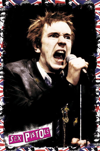 Sex Pistols Johnny Rotten Maxi Poster Koolpixnz 