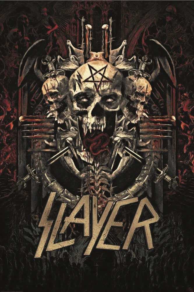 Slayer Skullagram Large Maxi Poster