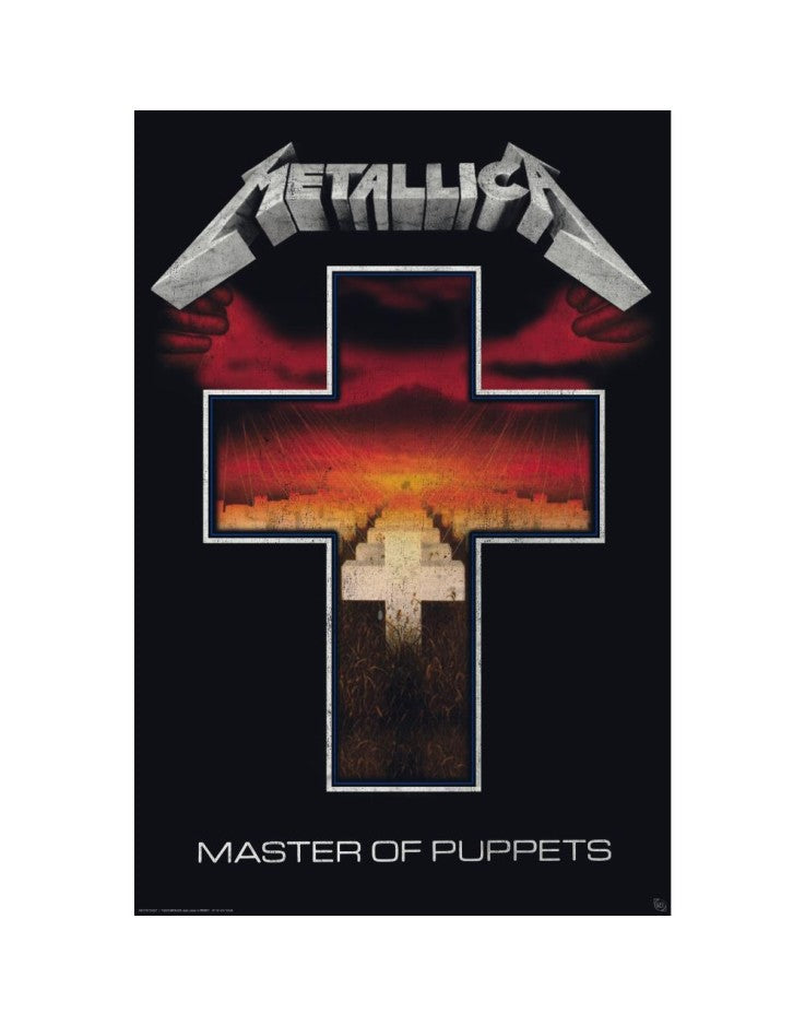 Metallica Master Of Puppets Cross Maxi Poster