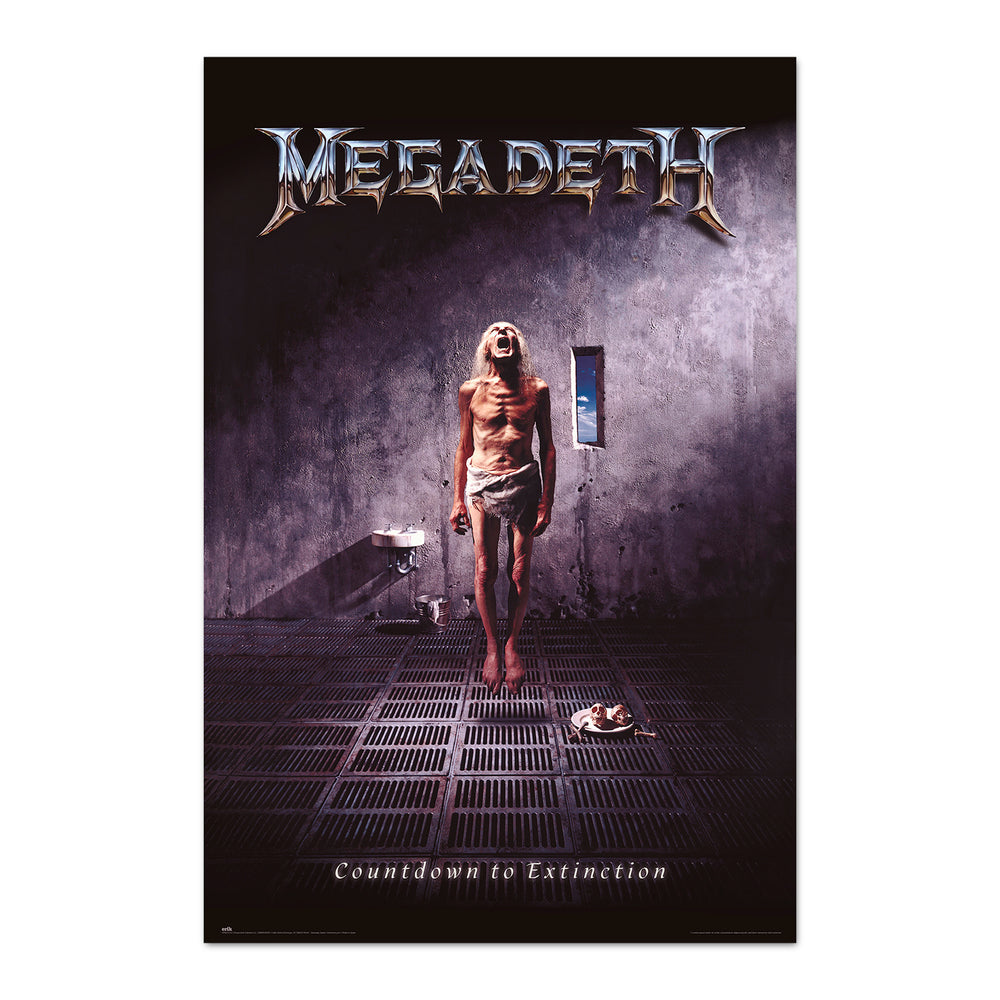 Megadeth Countdown To Extinction Album Artwork Maxi Poster