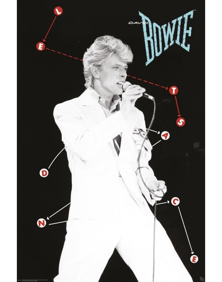 David Bowie Let's Dance Maxi Poster