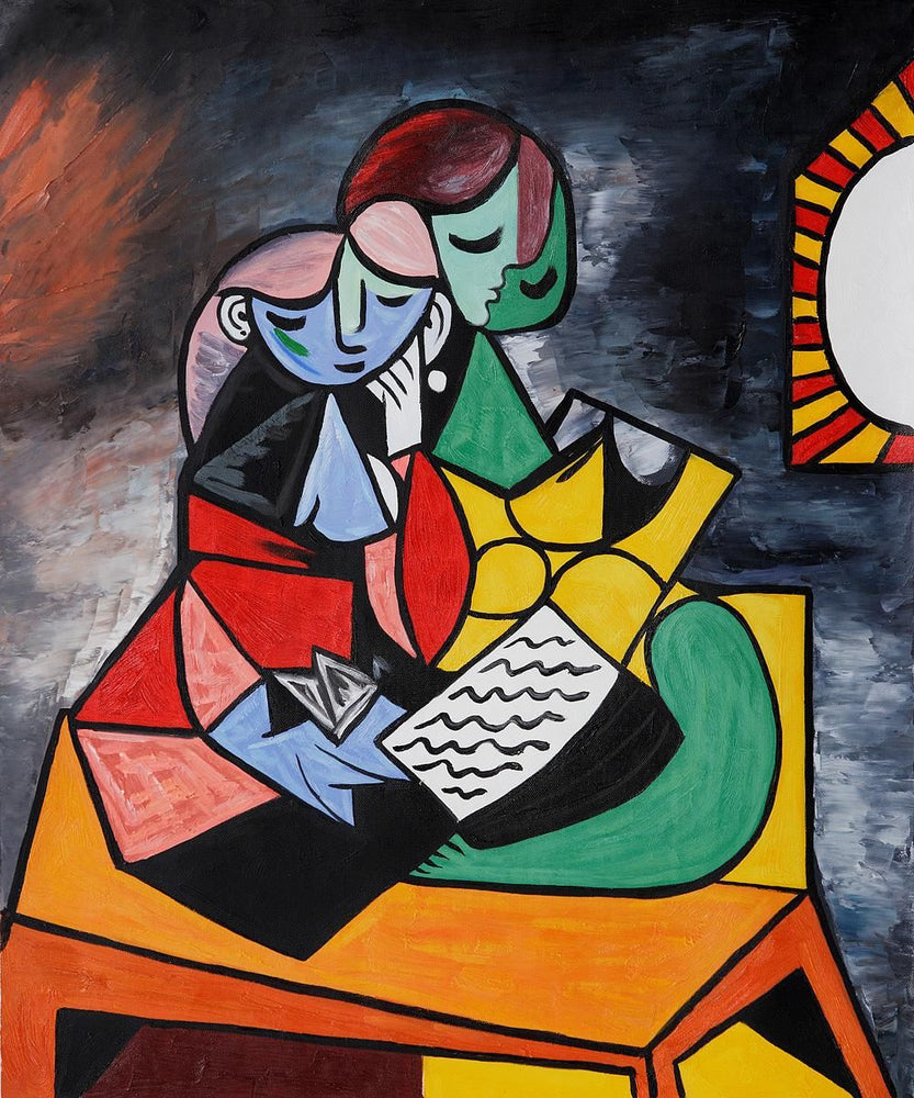 Pablo Picasso La Lecture Art Print Blockmount