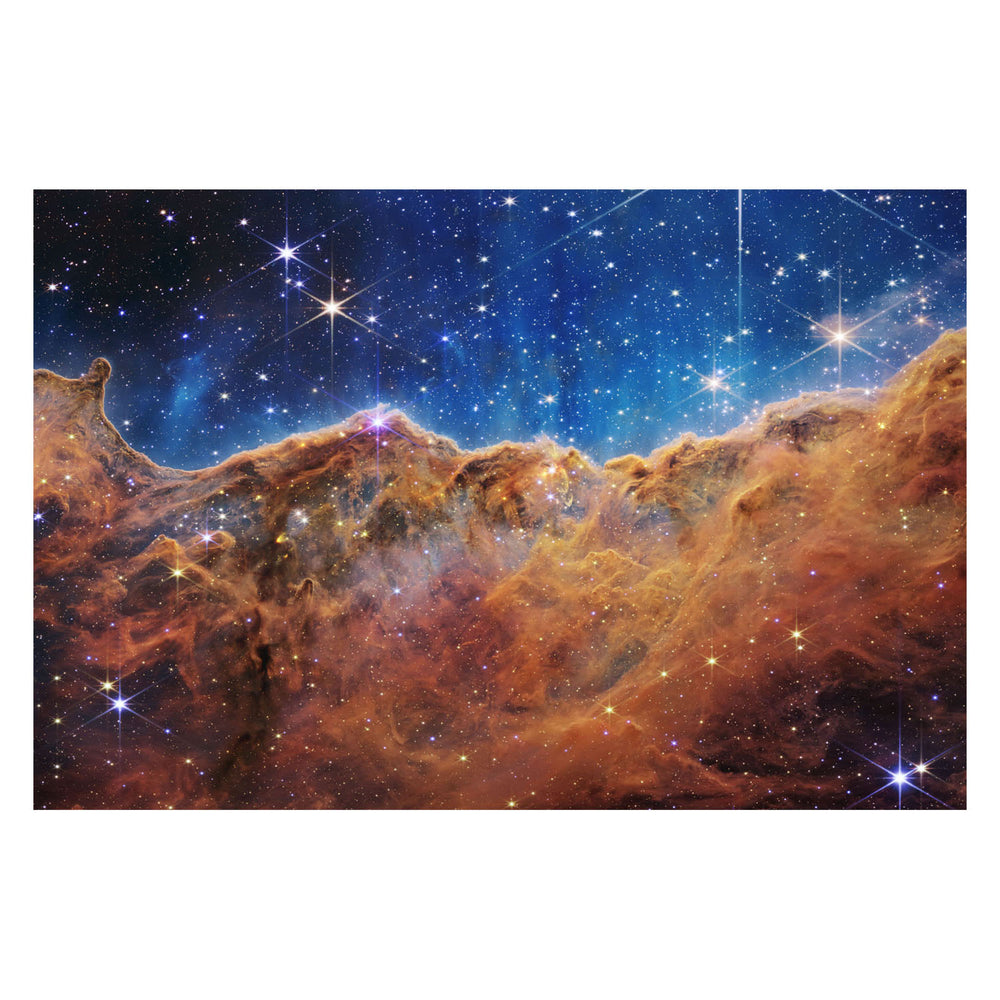 James Webb Space Telescope Cosmic Cliffs from Carina Nebula Maxi Poster