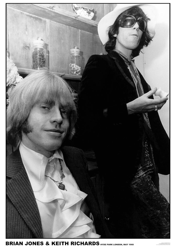 Brian Jones And Keith Richards Maxi Poster