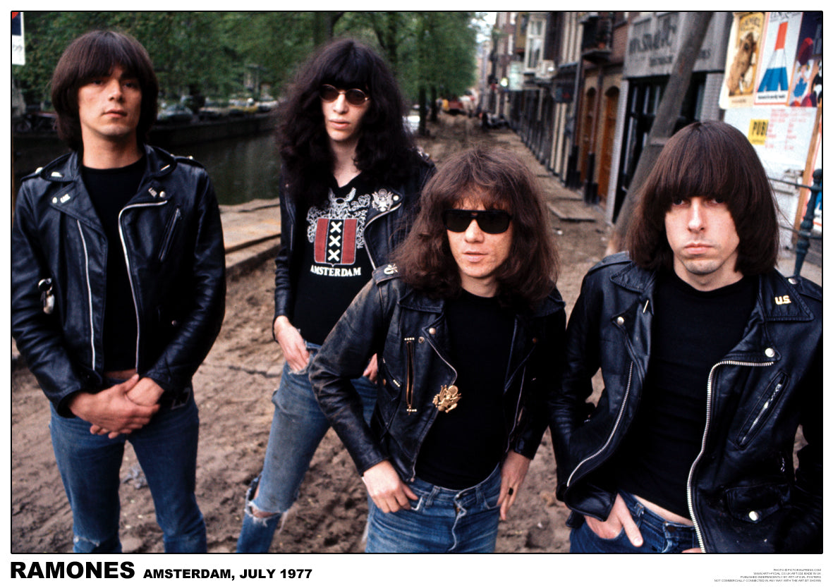 Ramones In Amsterdam 1977 Group Maxi Poster