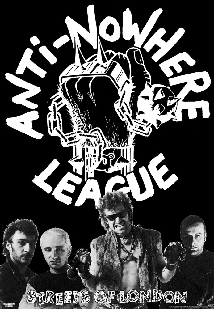 Anti-Nowhere League Streets Of London Poster