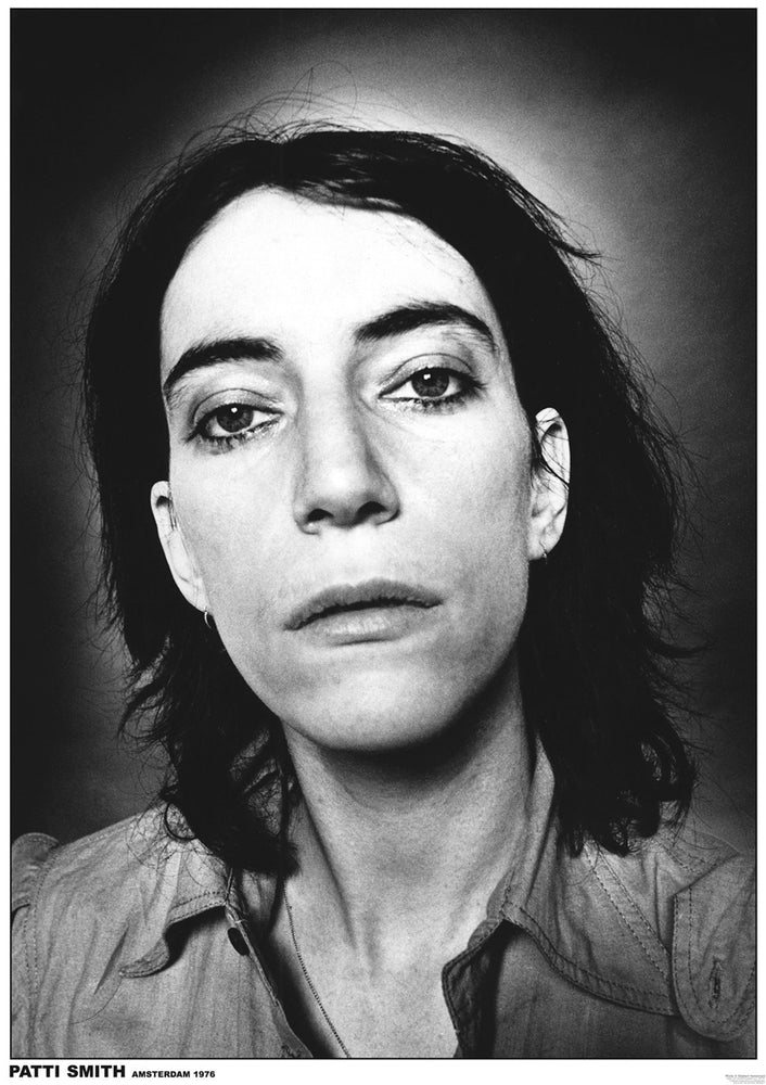 Patti Smith Close Up Portrait Amsterdam Maxi Poster