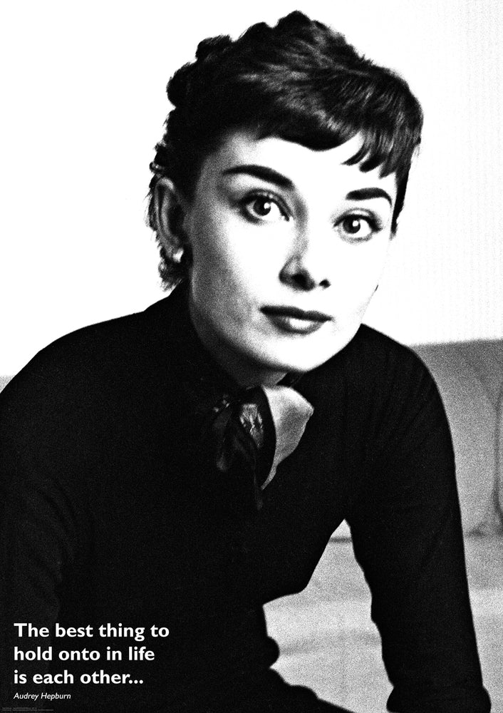 Audrey Hepburn September 1954 Quote Maxi Poster