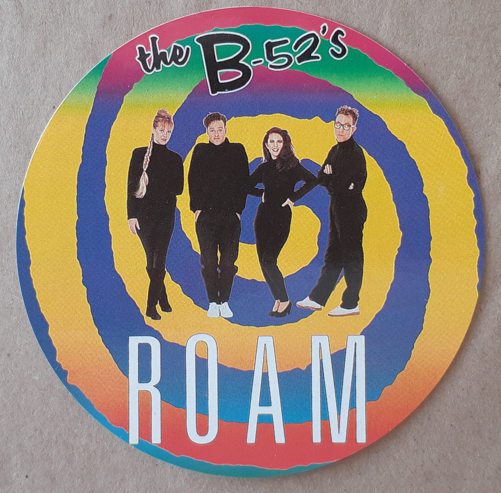 The B-52's Roam 10cm Circular Vinyl Sticker