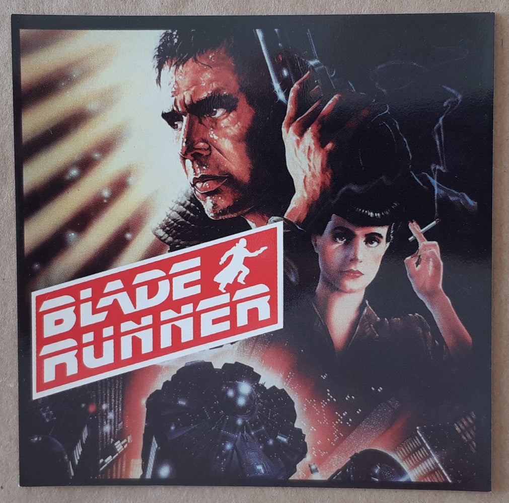 Blade Runner Collage 10cm Square Vinyl Sticker