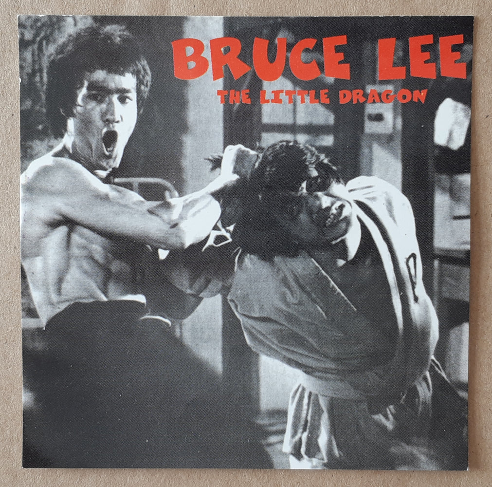 Bruce Lee The Little Dragon 10cm Square Vinyl Sticker