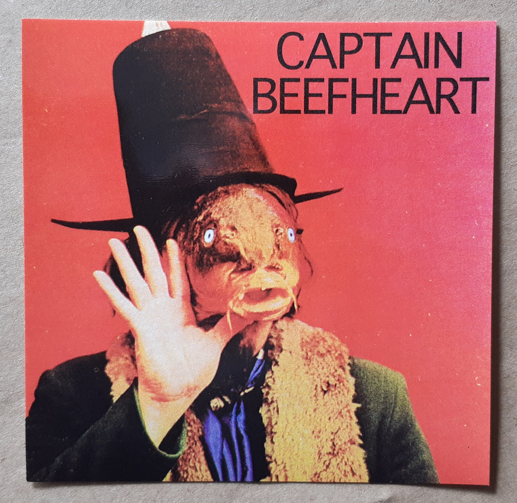 Captain Beefheart Trout Mask Replica Cover 10cm Square Vinyl Sticker