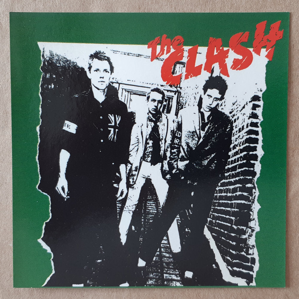 The Clash First Album Cover 10cm Square Vinyl Sticker