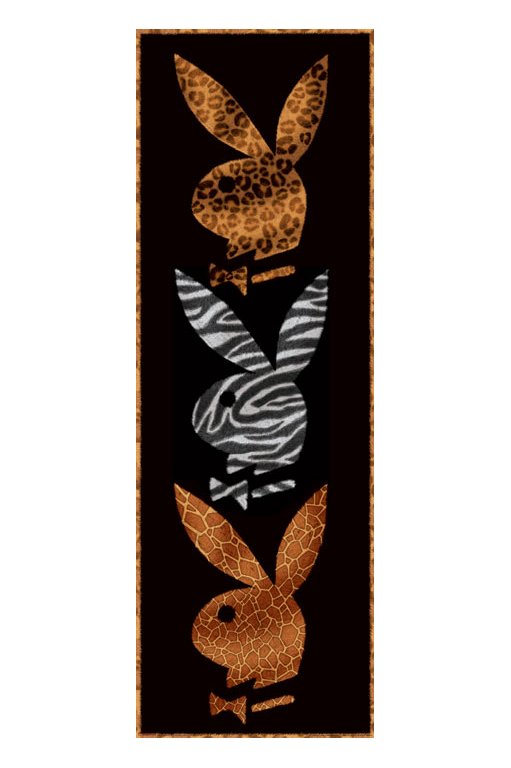 Playboy Triple Fur Logo 158x53cm Door Poster