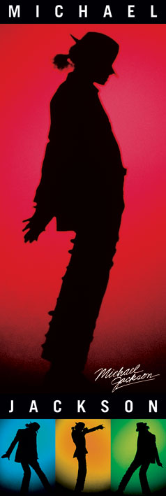 Michael Jackson Silhouettes 158x53cm Door Poster