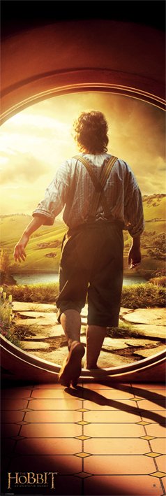 The Hobbit An Unexpected Journey One Sheet Official 158x53cm Door Poster