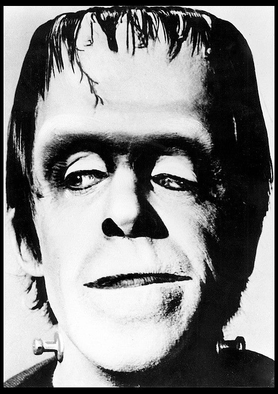 Herman Munster Black & White Portrait Maxi Poster