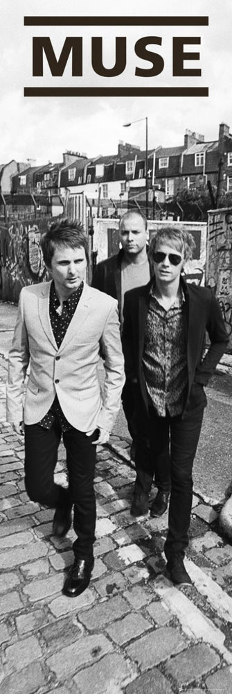 Muse Black And White Group Photo Officially Licensed 158x53cm Door Poster