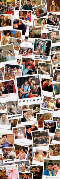 Friends The TV Series Polaroids Montage 158x53cm Door Poster