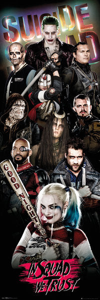 Suicide Squad Collage 158x53cm Door Poster