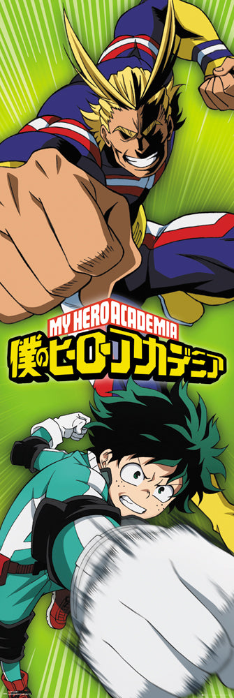 My Hero Academia Deku And Almighty 158x53cm Door Poster