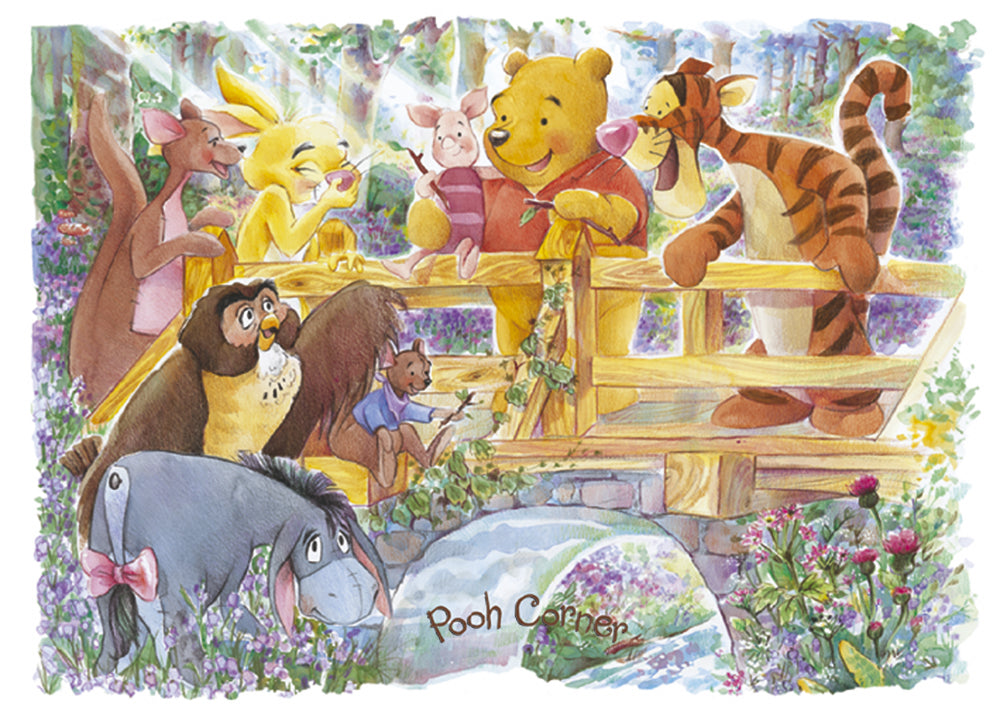 Winnie The Pooh Pooh Sticks At Pooh Corner Maxi Poster