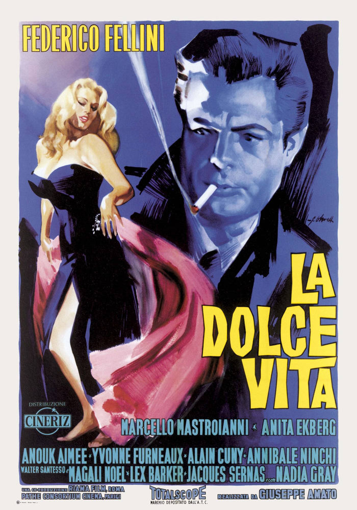 La Dolce Vita Film Score Maxi Poster