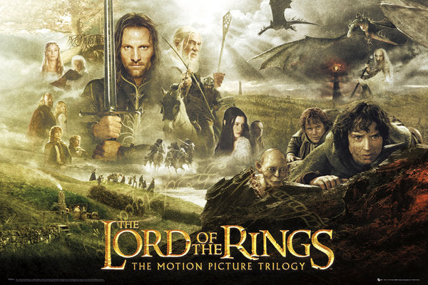 Lord Of The Rings Trilogy Maxi Poster