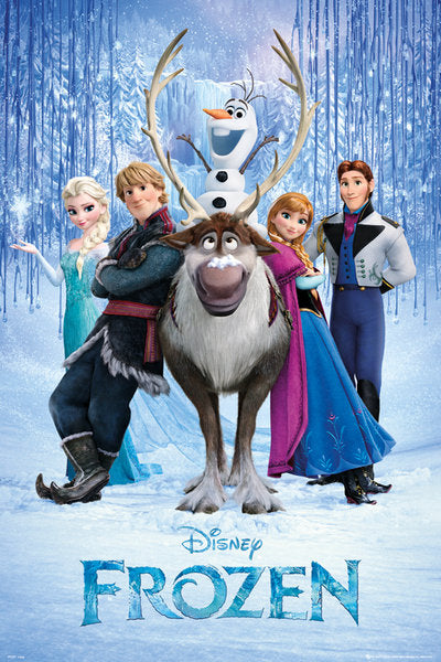 Frozen Cast Teaser Maxi Poster