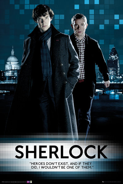 Sherlock Walking Maxi Poster