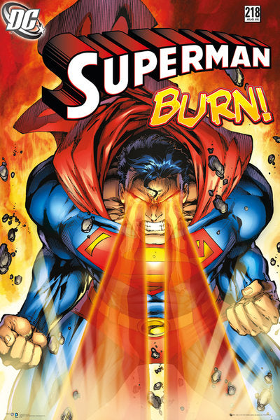 Superman Burn Maxi Poster