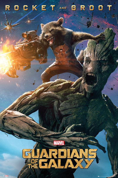 Guardians Of The Galaxy Rocket And Groot Maxi Poster