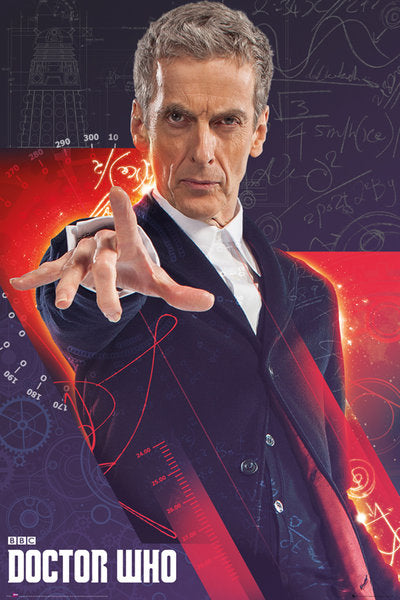 Doctor Who 12th Doctor Peter Capaldi Close Up Maxi Poster