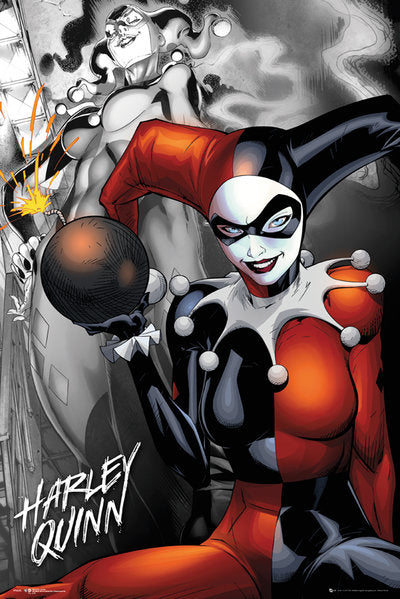 Batman Harley Quinn The Bomb Maxi Poster