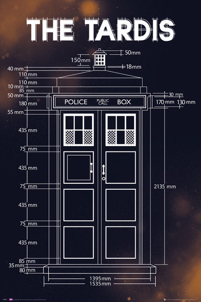 Doctor Who The Tardis Plans Maxi Poster