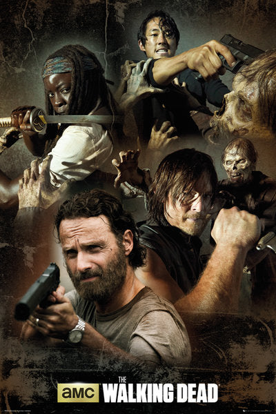 The Walking Dead Collage Maxi Poster