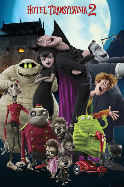 Hotel Transylvania 2 Characters Maxi Poster