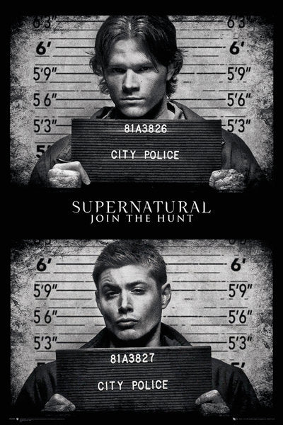 Supernatural Mugshots Maxi Poster