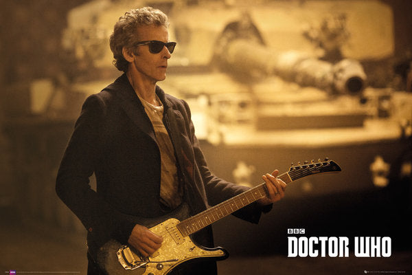 Doctor Who Capaldi Guitar Landscape Maxi Poster