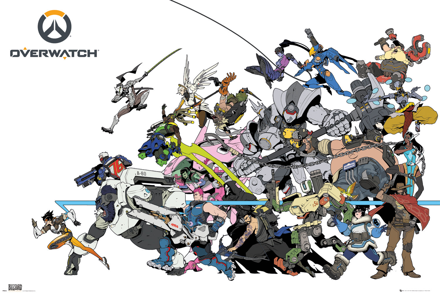 Overwatch Battle Gaming Maxi Poster