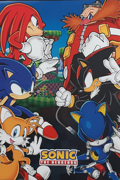 Sonic The Hedgehog Group Gaming Maxi Poster – Koolpixnz