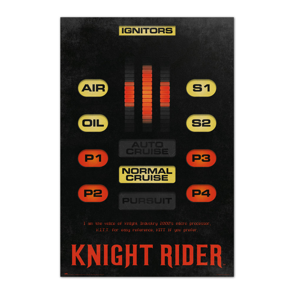 Knight Rider KITT Controller Maxi Poster