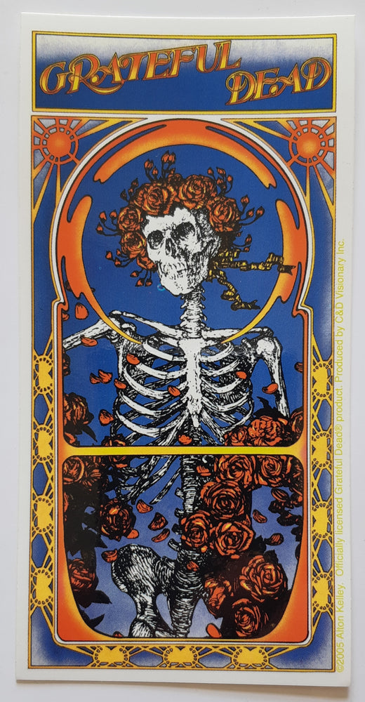 Grateful Dead Skeleton Live Large Vinyl Sticker