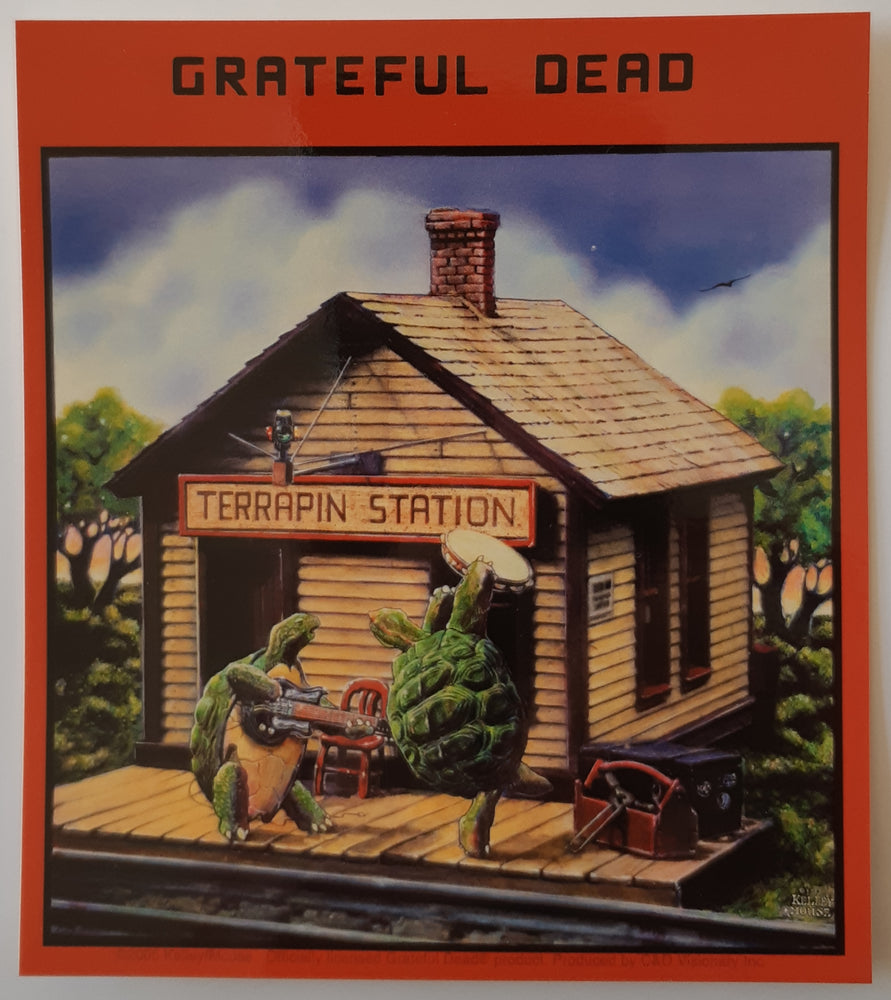 Grateful Dead Terrapin Station LP Cover Large Vinyl Sticker