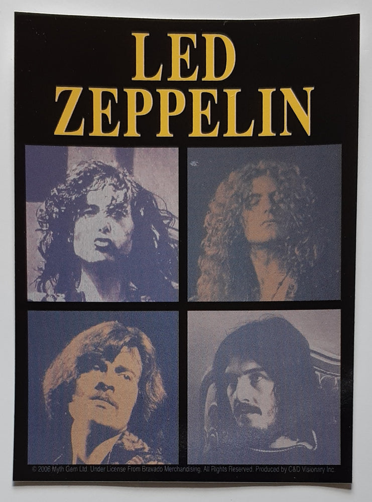 Led Zeppelin Faces Large Vinyl Sticker