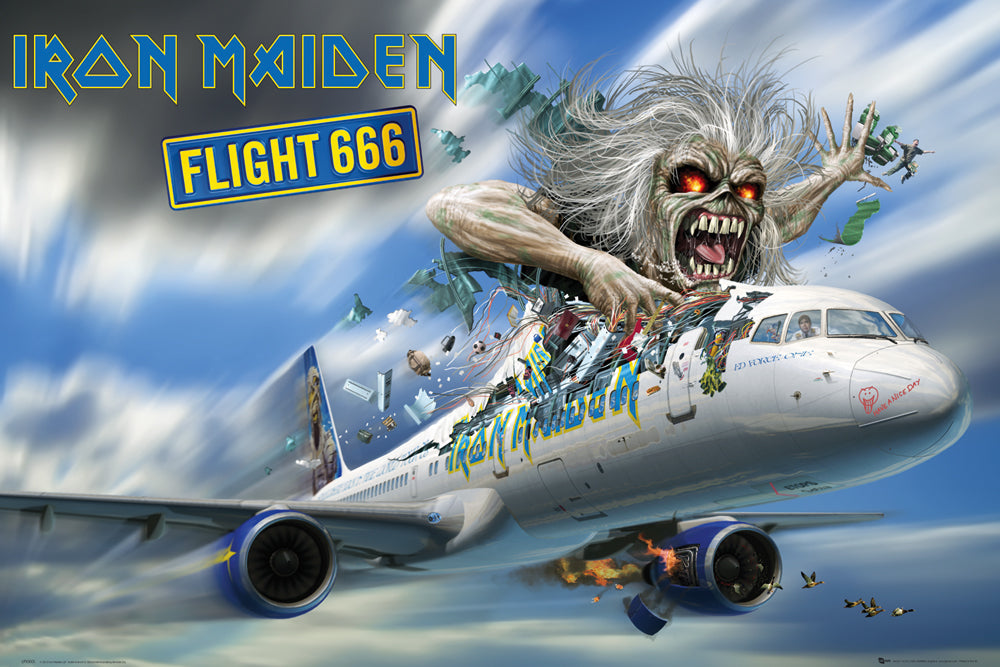 Iron Maiden Flight 666 Maxi Poster