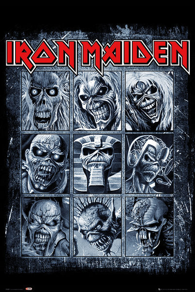 Iron Maiden Eddies Montage Maxi Poster