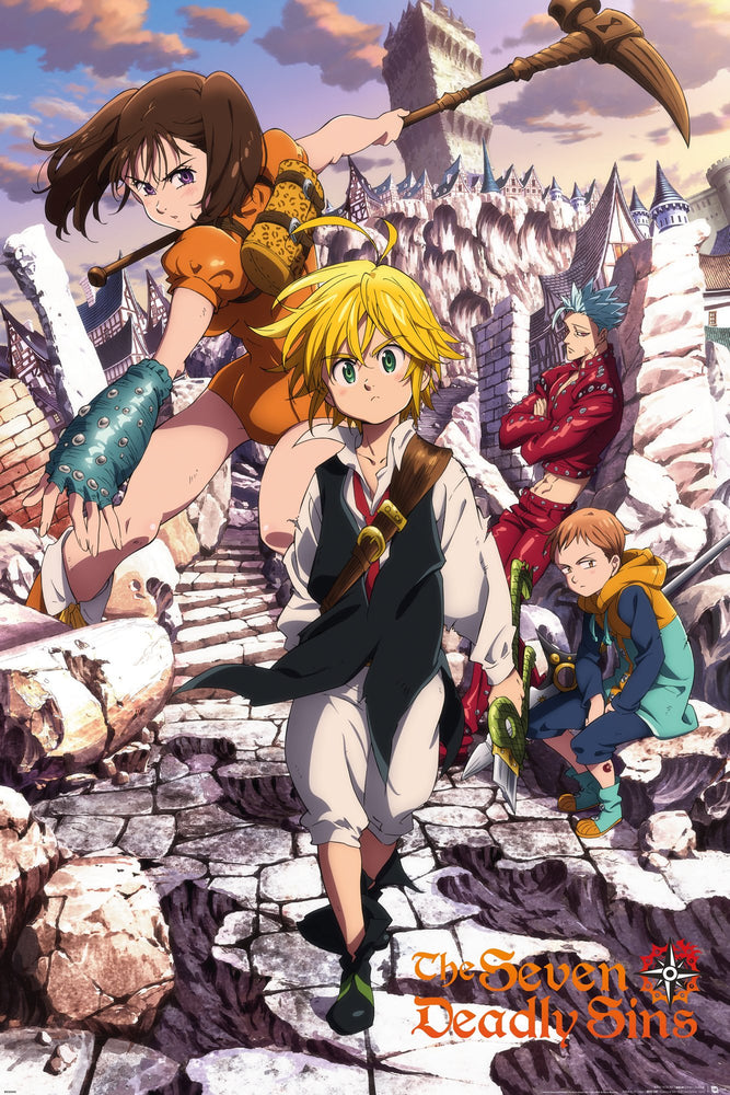 Seven Deadly Sins Key Art #2 Gaming Maxi Poster