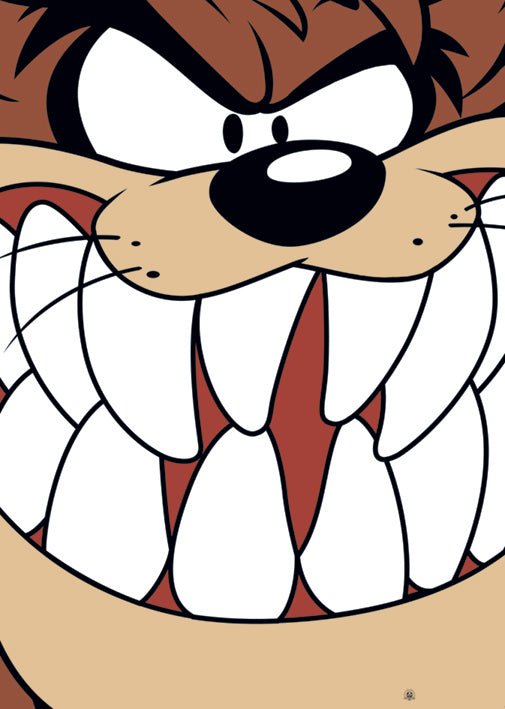 Looney Tunes Taz Close Up Maxi Poster