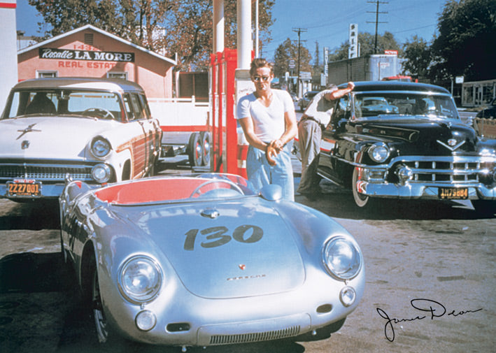 James Dean Car Colour Maxi Poster